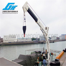 Hydraulic Telescopic Boom Mini Crane for ship 3t